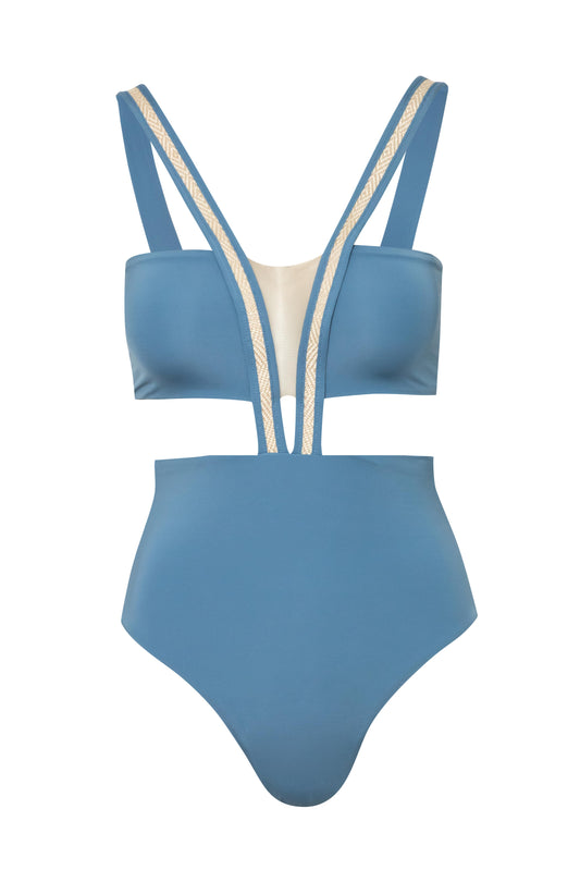 YANET ONE PIECE / Cream Blue